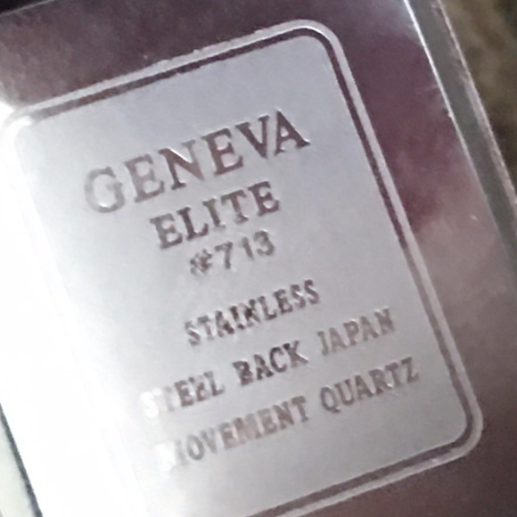 Ladies Geneva Elite #713 black bracelet watch - Picture 8 of 8